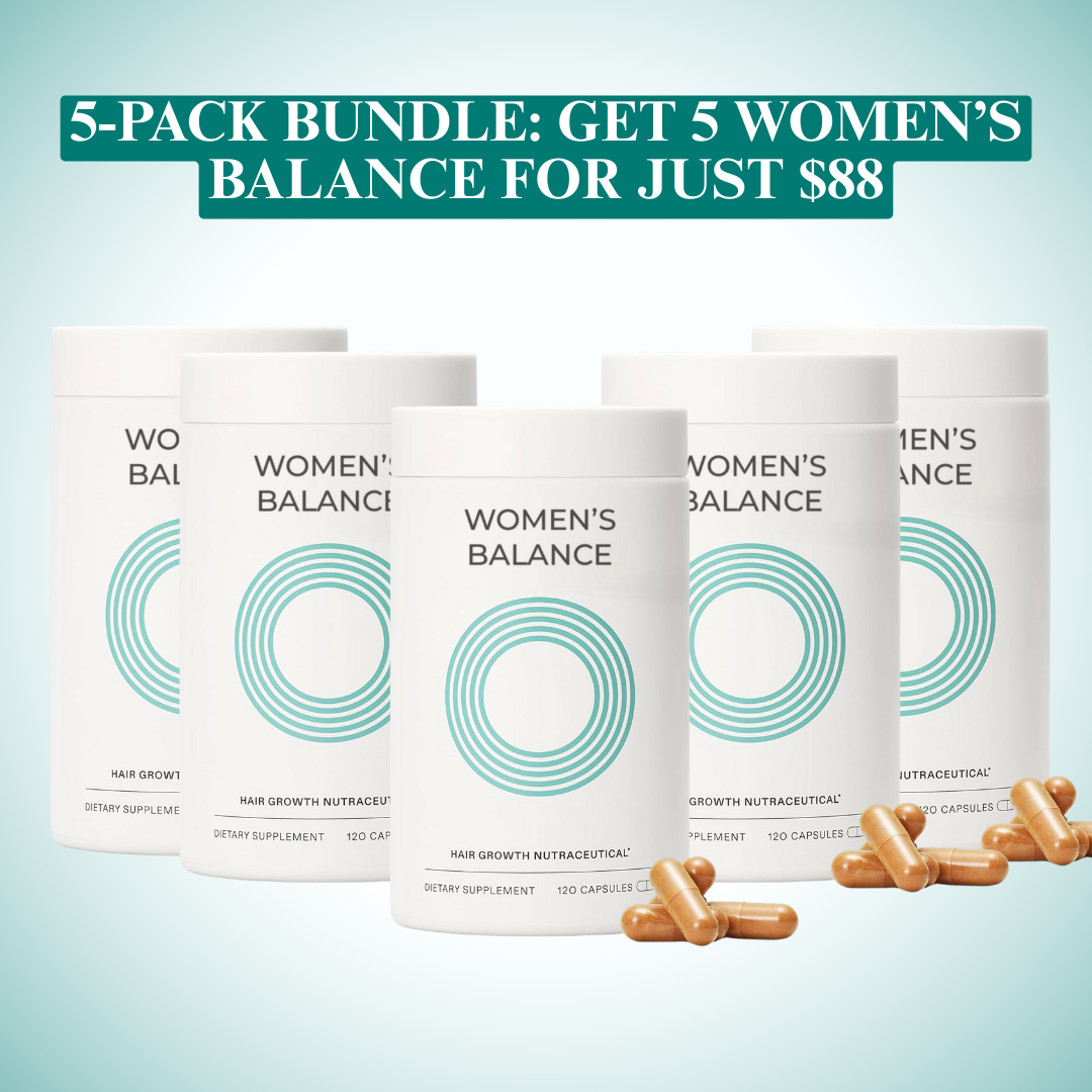 [5-PACK] Women's Balance Hair Growth Nutraceutical