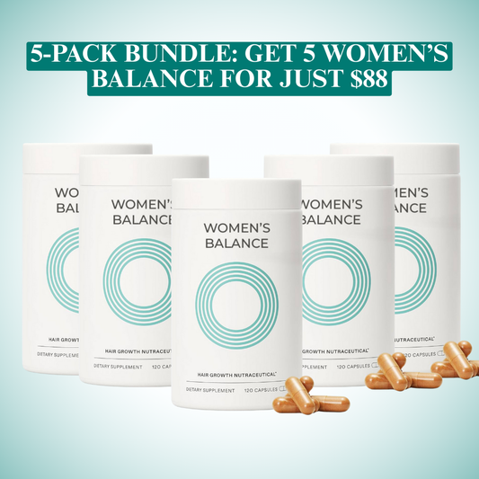 [5-PACK] Women's Balance Hair Growth Nutraceutical