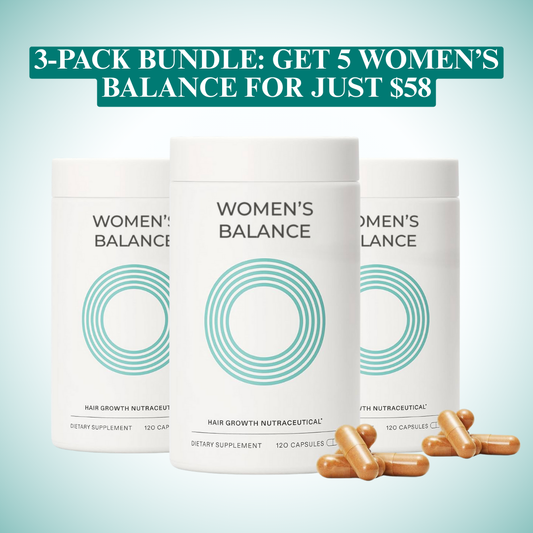 [3-PACK] Women's Balance Hair Growth Nutraceutical